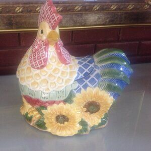 Vintage Fitz & Floyd 'Just Us Chicks' Cookie Jar